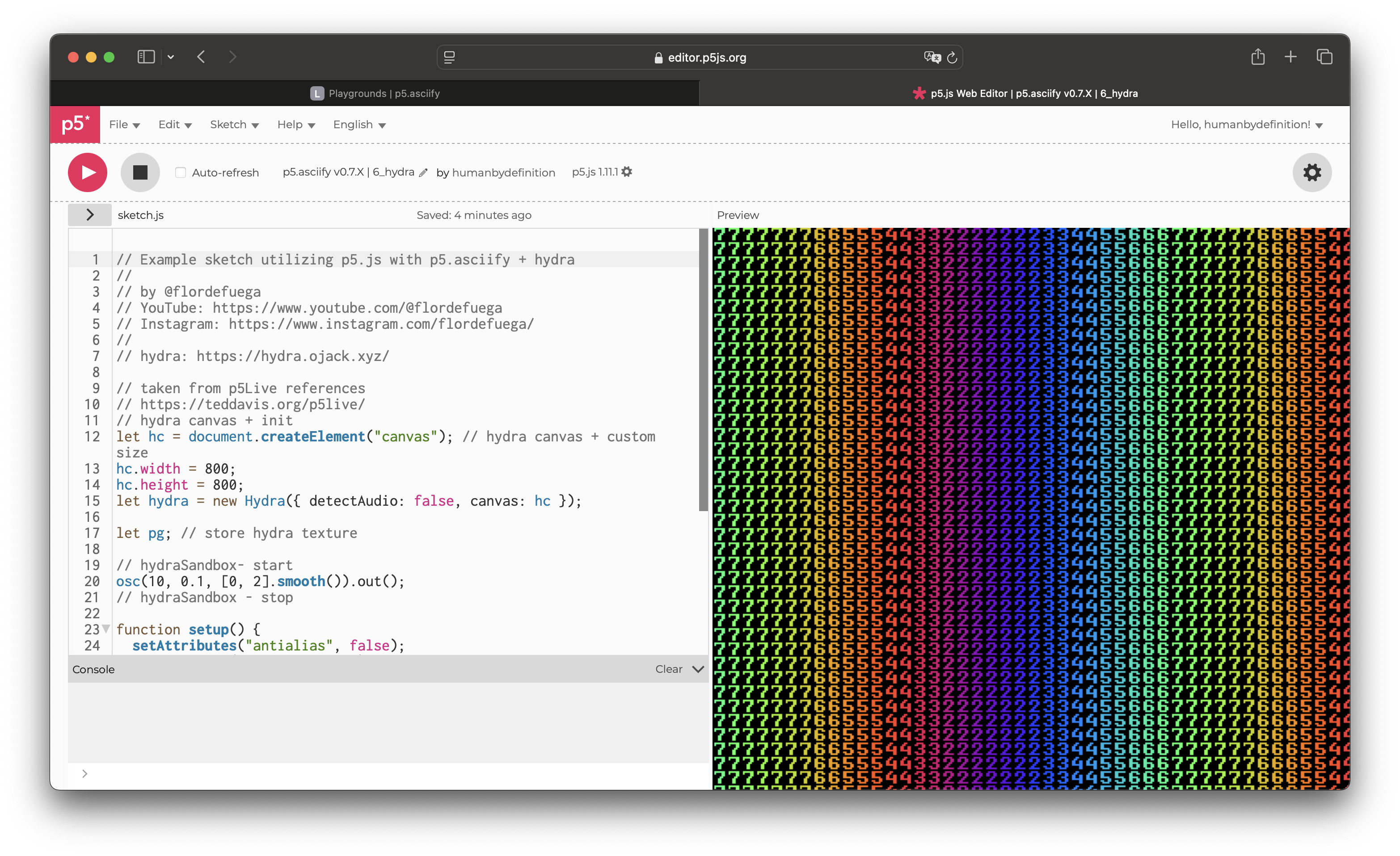 p5.js Web Editor